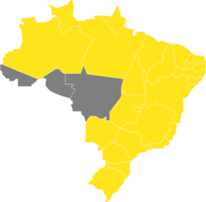 Mapa Brasil Destaque 6 Clip Art