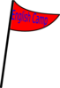 Red Flag English Camp Clip Art