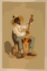 Plantation Banjo Player Clip Art