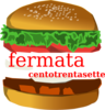 Burger With Space Clip Art