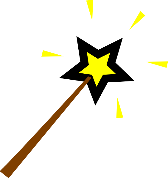 Magic Wand Clip Art at Clker.com - vector clip art online, royalty free