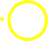 Yellow Circular Border Clip Art