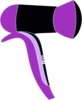 Purple Rage Blow Dryer Clip Art