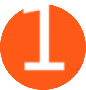 Red, Rounded,with Number 10 Clip Art