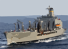 Usns Leroy Grumman (t-ao 195) Underway Following A Replenishment At Sea With The Aircraft Carrier Uss Harry S. Truman (cvn 75). Clip Art