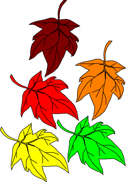 Falling Leaves Clip Art at Clker.com - vector clip art online, royalty