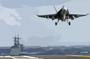 Hornet From Strike Fighter Squadron One Nine Five (vfa 195) Assigned To Carrier Air Wing Five (cvw 5) Clip Art