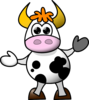 Moo The Cow Clip Art