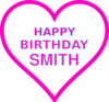 Smith Bday18 Clip Art