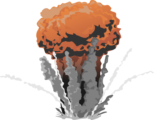 Bomb Explosion Clip Art at Clker.com - vector clip art online, royalty