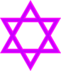 Jewish Stair Purple Clip Art