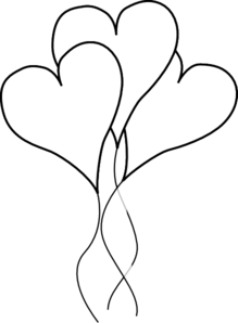 Heart Balloons Clip Art