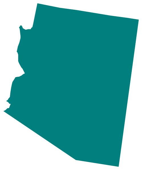 Arizona Teal State Clip Art at Clker.com - vector clip art online