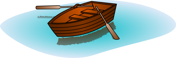row boat with oars clip art at clker.com - vector clip art