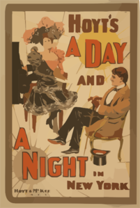 Hoyt S A Day And A Night In New York Clip Art