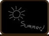 Summer School Blackboard Clip Art