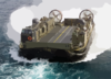 Hopper 36 From Assault Craft Unit Four (acu-4) Makes Its Approach To The Well Deck Of The Uss Kearsarge (lhd 3) During Landing Craft Air Cushion (lcac) Operations In The Arabian Gulf. Clip Art