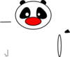 Panda So Far Clip Art