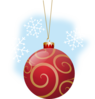 Red Ornament Clip Art