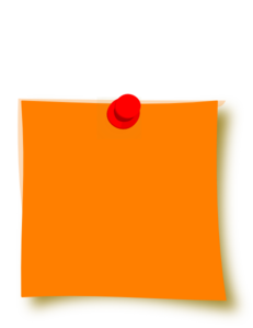 New Orange Sticky Clip Art at Clker.com - vector clip art online