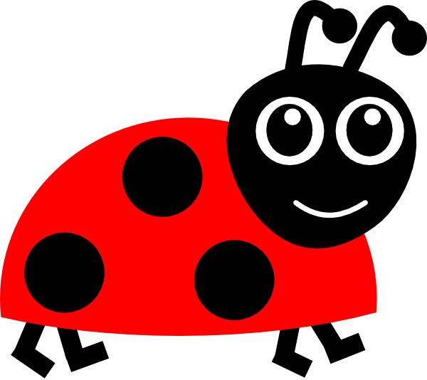 Ladybug Cartoon Clip Art at Clker.com - vector clip art online, royalty