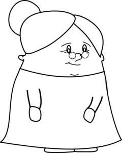 Download Old Woman Clip Art at Clker.com - vector clip art online, royalty free & public domain