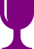 Purple Chalice Clip Art