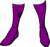 Purple Boots Clip Art