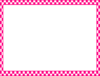 Pink Checkerboard Frame Clip Art