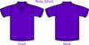 Polo Purple T Shirt Clip Art