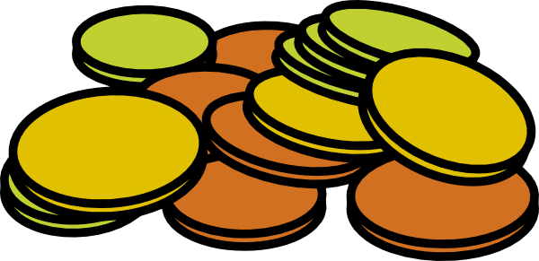 Coins Clip Art at Clker.com - vector clip art online, royalty free