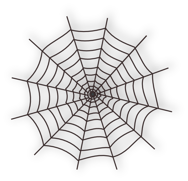 Spider Web Clip Art at Clker.com - vector clip art online, royalty free