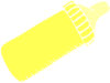 Baby Bottle Yellow Clip Art