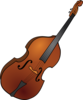 Double Bass Vector 1 Clip Art