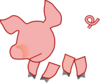 Fat Pig 1 Clip Art
