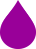 Teardrop Dark Purple Clip Art