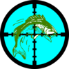 Fish Target Clip Art