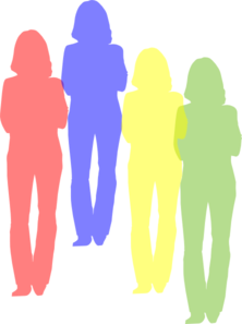 Solid Orange Person Outline Mauritius Clip Art