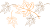 Brown And Orange Leaves Clip Art