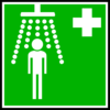 Green Hospital Cross With Man Clip Art