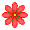 Red Flower Clip Art