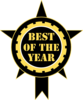 Best Of The Year Sticker Clip Art