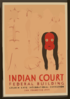 Indian Court, Federal Building, Golden Gate International Exposition, San Francisco, 1939 Chippewa Picture Writing, Seneca Mask, Eastern Woodlands / Siegriest. Clip Art