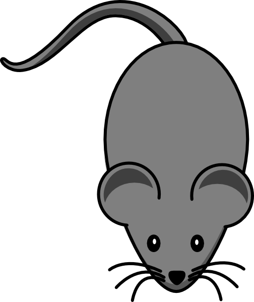Dark Grey Lab Mouse Clip Art at Clker.com - vector clip art online ...
