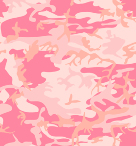 Pink Camo Print Clip Art