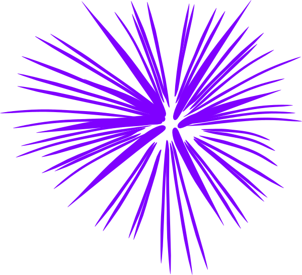 Purple Fireworks Clip Art at Clker.com - vector clip art online