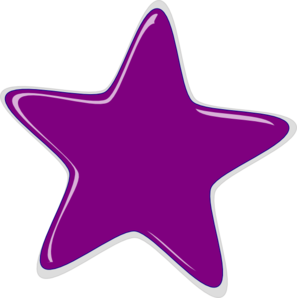 Purple Star Clip Art at Clker.com - vector clip art online, royalty