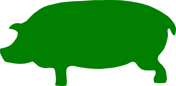 Green Pig Clip Art at Clker.com - vector clip art online, royalty free
