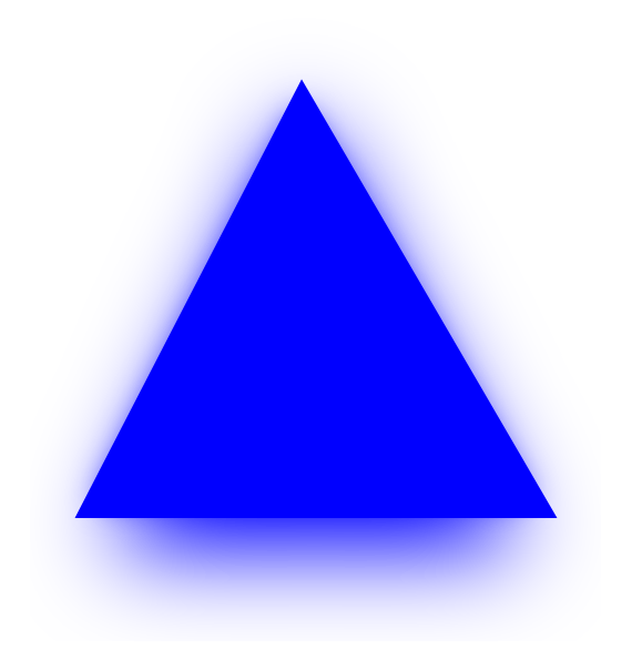 Blue Triangle Clip Art at Clker.com - vector clip art online, royalty