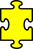 Yellow Jigsaw Clip Art